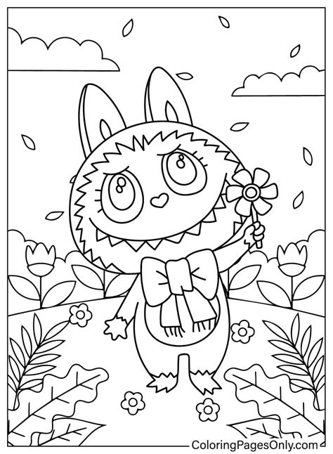 Free Printable Labubu Coloring Pages For Kids