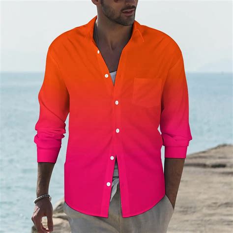 Neon Dress Shirts For Men