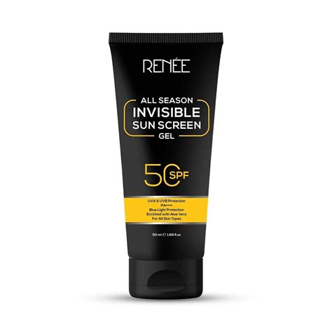 Buy RENEE All Season Invisible Sunscreen Gel SPF 50 (50 ml) Online at ...