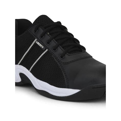 Buy Freedom Black Lacing Safety Shoes For Men ROCKELETST By Liberty