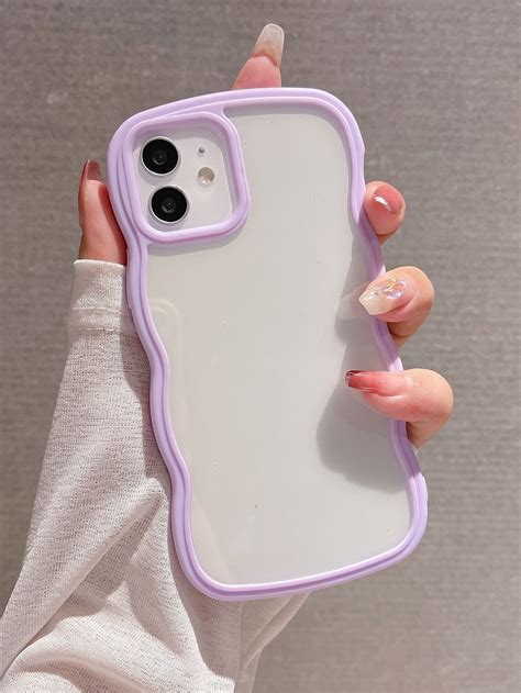 Contrast Frame Phone Case | Purple iphone case, Phone case purple ...