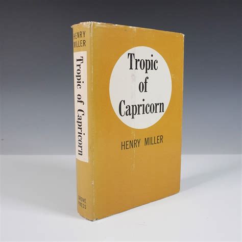 First Edition Tropic of Capricorn Book by Henry Miller