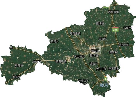 西华县区域图,西华县地图 - 伤感说说吧