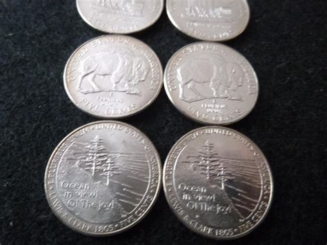 EIGHT Coins - All 8 2004-2005 P&D Jefferson Nickels High Quality Coins ...