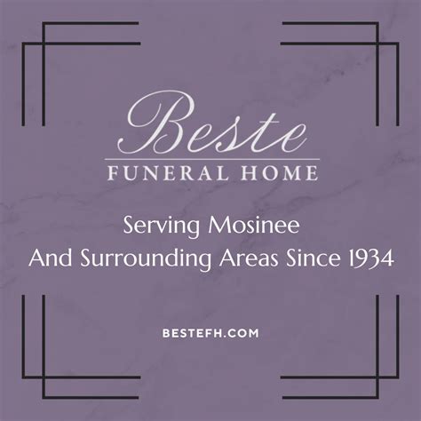 Beste Funeral Home, LLC | Mosinee WI