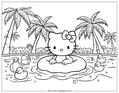 Dibujos para Colorear de Hello Kitty - 55 Diseños Gratuitos Generados ...