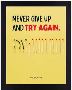 Motivational Brainy Wall Art Framed Quote Paper Print - Quotes ...