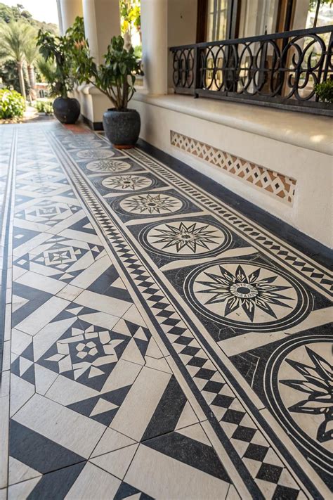 19+ Inspiring Painted Tile Floor Ideas - Alderlight