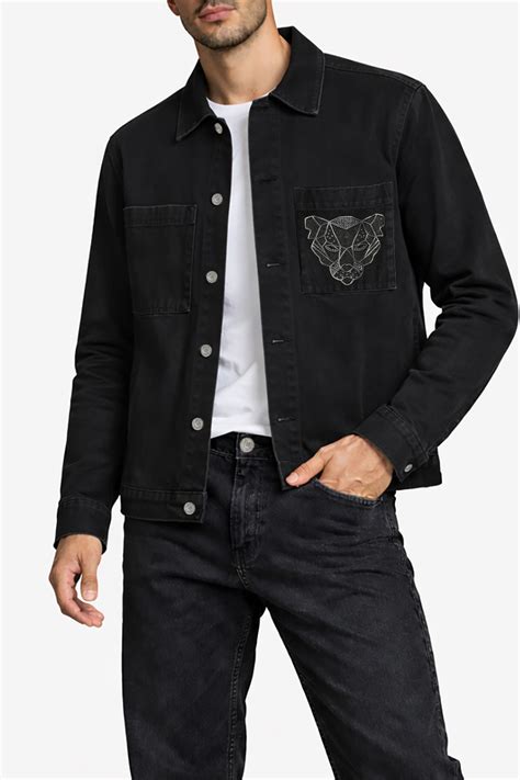 Men Black Panther Jacket | IZGGI