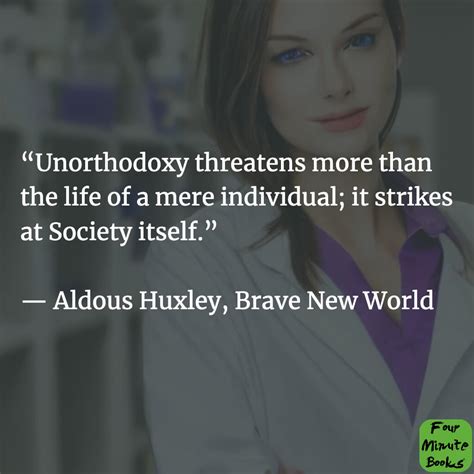 Aldous Huxley Dystopia Quotes