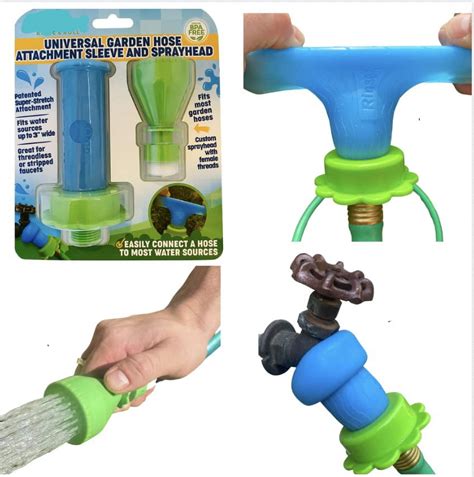 Rinseroo: Easy Universal Garden Hose Attachment, Quick Multi Connection ...