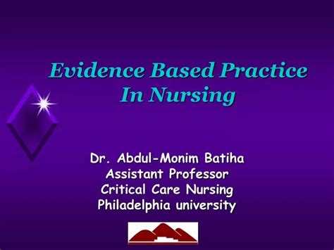 Example of Using Evidence-Based Practice in Nursing Scenario 的图像结果