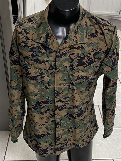 GREEN CAMO OFFICIAL US MARINE CORPS JACKET OR LONG SL… - Gem