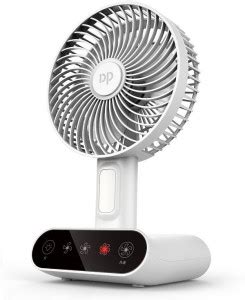 DPM RECHARGEABLE TABLE FAN Three-phase Speed Adjustment Double-mode ...