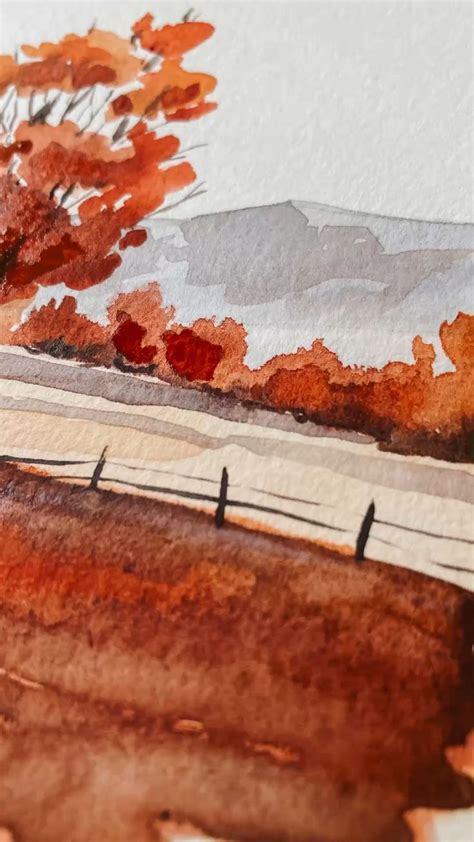 Image result for Quick Fall Watercolor Tutorial