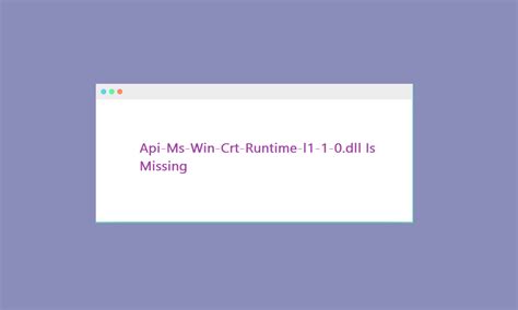 Image result for Install API MS Win CRT