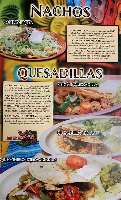Mexico Viejo menus in Vermillion, South Dakota, United States