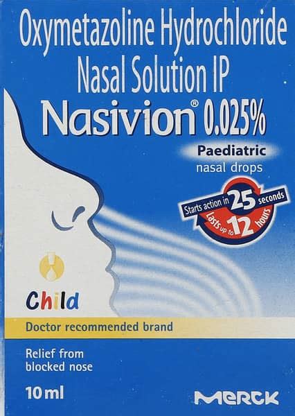 Nasivion 0.025 % Nasal Drop (10): Uses, Side Effects, Price & Dosage ...