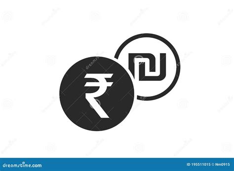 Indian Rupee To Israeli Sheqel Currency Exchange Icon. Money Exchange Symbol Stock Vector ... - currency of israel in indian rupees