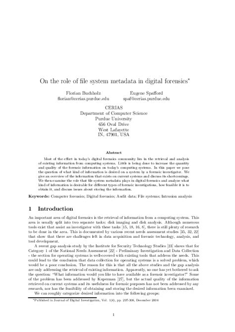 Image result for File System Metadata