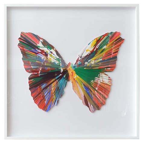 Damien Hirst Spin Art Butterfly, Ukraine, 2009 at 1stDibs | damien ...