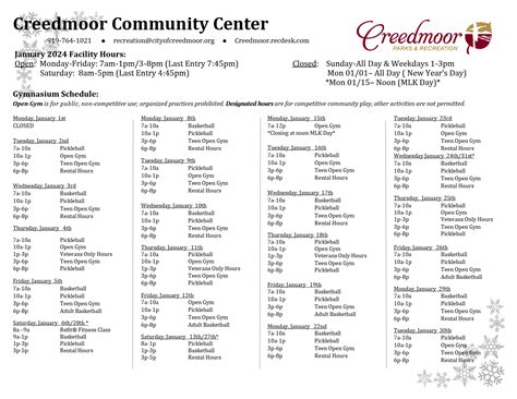Creedmoor Community Center | City of Creedmoor