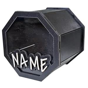 LACUM® Personalized Name Piggy Bank – Custom Wooden Money Bank for Kids ...