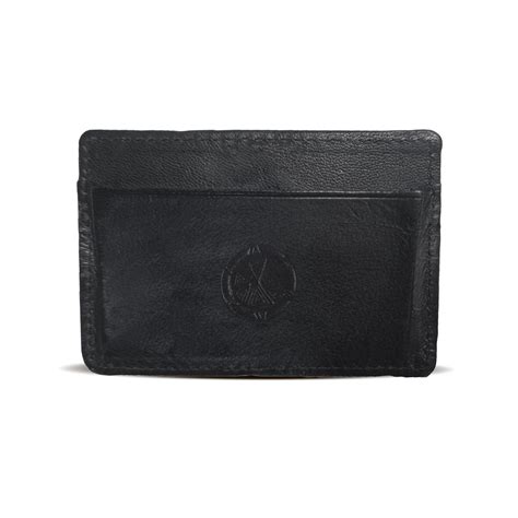 Daira - Twin Pocket Leather Card Holder - Ebony Black - BuyPureNaturals ...