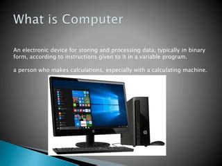 Image result for Short Definition of Computer