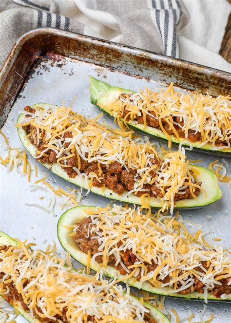Zucchini Taco Boats - Vegetable Recipes