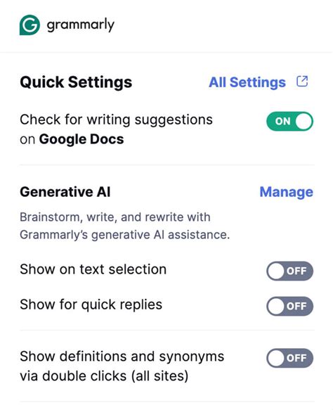 Grammarly Interface 的图像结果