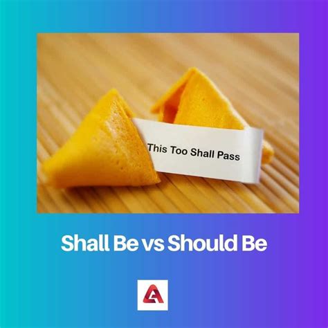 Shall Be vs Should Be: Difference and Comparison