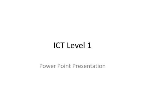 Image result for ICT Level One Course