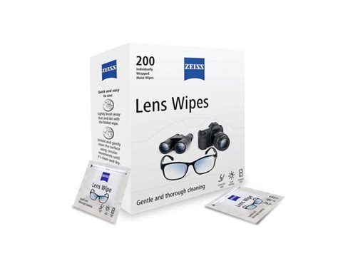 Zeiss Lens Wipes (200 Pack) - The Glasses Lady
