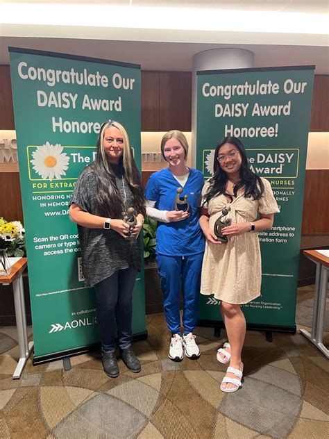 Trinity Health Oakland Daisy award winners (left to right): Melissa ...