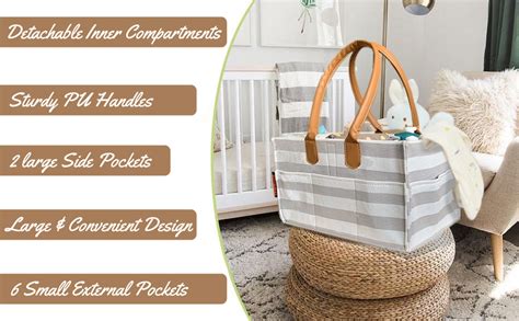 Buy HIPPO Cute Diaper Baby Products Caddy Bag For Smart Mothers Baby ...