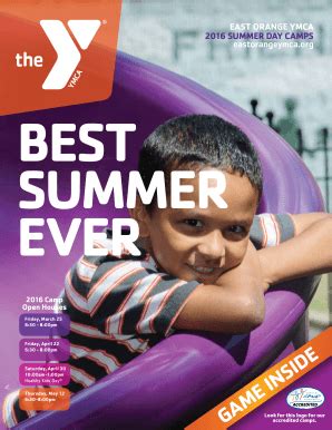 Fillable Online EAST ORANGE YMCA Fax Email Print - pdfFiller