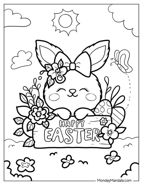 300 Easter Coloring Pages (Free PDF Printables)