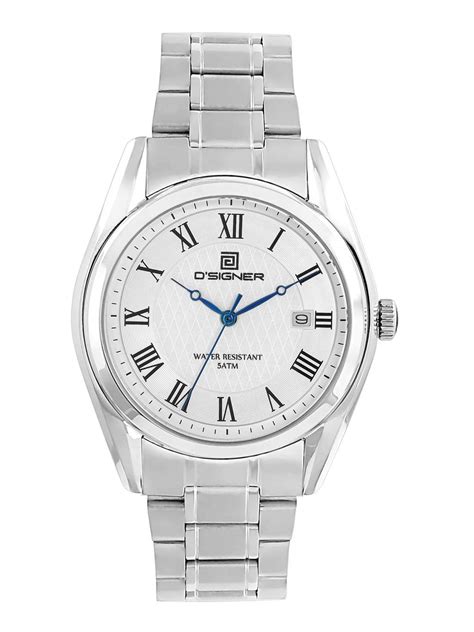 D'SIGNER Analog White Dial Men's Watch-764SM.2G : Amazon.in: Fashion