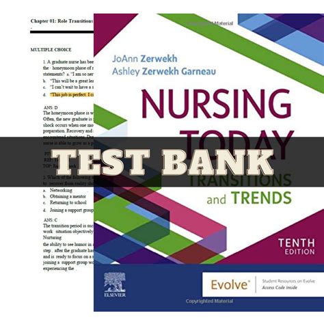 Test Bank Nursing Today Transition and Trends 10th Edition b | Inspire ...