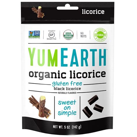 YumEarth Organic Gluten Free Licorice — Snackathon Foods