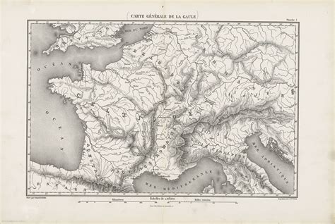 General Map of Gaul by Eugene Stoffel | Dickinson College Commentaries