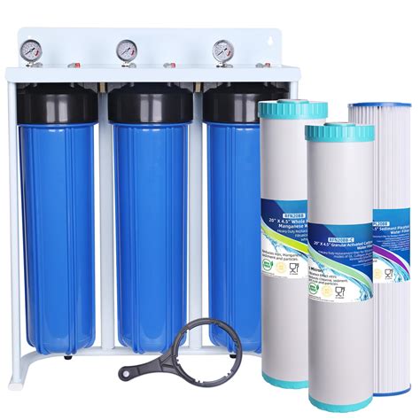 PUREPLUS Whole House Water Filter, 3 Stage 20 Home India | Ubuy