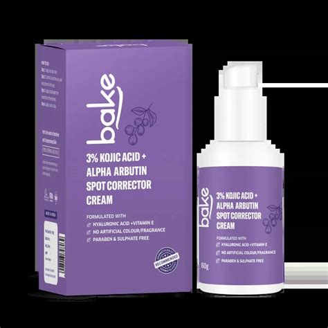 Bake 3% Kojic Acid + Alpha Arbutin Spot Corrector Cream