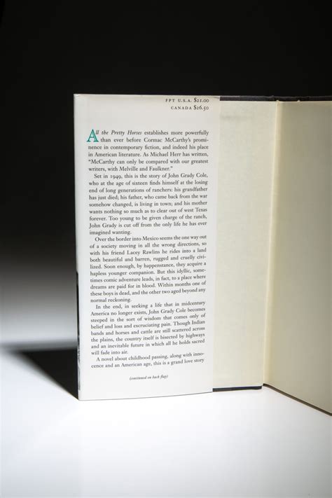 The Border Trilogy - The First Edition Rare Books