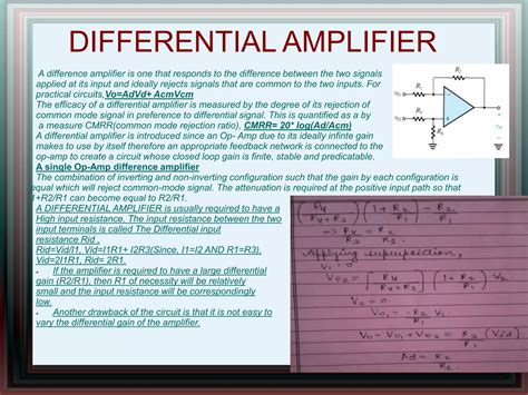 OPERATIONAL AMPLIFIERS, DIFFERENTIAL, NON-INVERTING AND ...