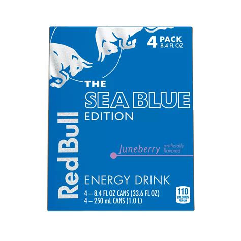 Red Bull Sea Blue Edition Juneberry Energy Drink 4 pk Cans - Shop ...