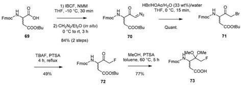 Current Synthetic Routes to Peptidyl Mono-Fluoromethyl Ketones (FMKs ...