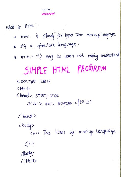 Image result for Single HTML Program