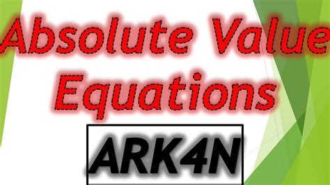 Image result for Solving Absoute Values